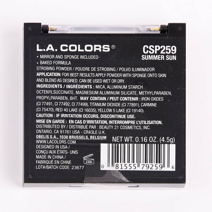 Surligneur en poudre stroboscopique - L.A. Colors : Summer Sun - 2