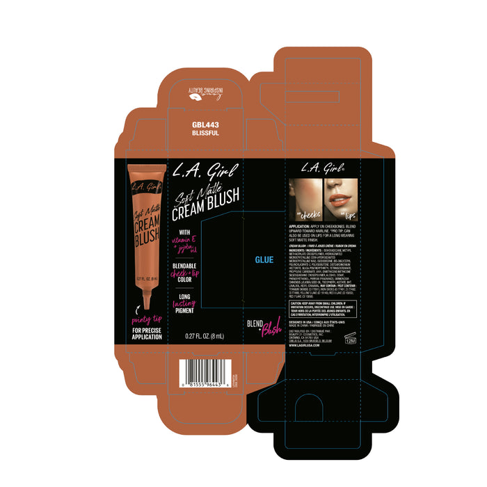 Fard à joues crème mat doux - L.A. Girl : Blissful - 2