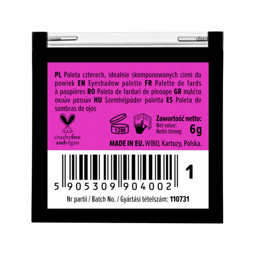 Palette de fards à paupières Wibo Quattro - Wibo - 2