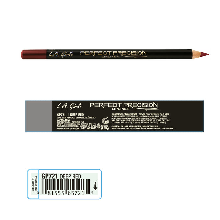 Rouge à lèvres - Précision parfaite - L.A. Girl : Deep Red - 2