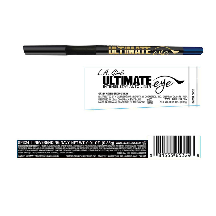 Crayon Yeux Automatique - Ultimate Intense - L.A. Girl : Never Ending Navy - 2