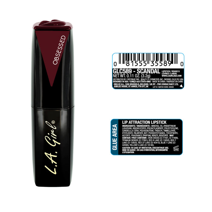 Barra de Labios - Attraction pour les lèvres - La Girl - L.A. Girl : Scandal - 2