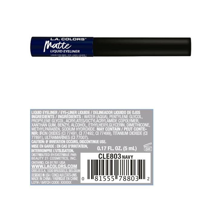 Eyeliner liquide - L.A. Colors : Navy - 2