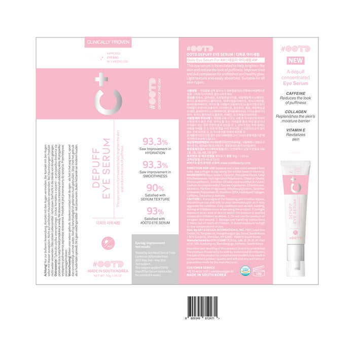 Sérum anti-poche pour les yeux Depuff - Ootd - 3