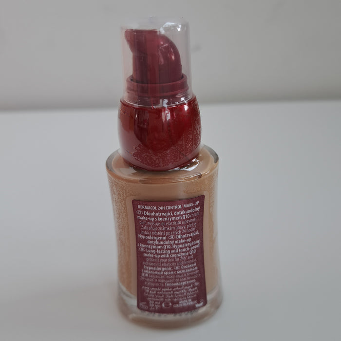 Maquillage longue tenue avec Q10 - 24 H Control Long Lasting - Dermacol : Base de maquillaje 24h control long lasting - 03 - 4