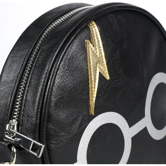 Sac bandoulière en simili cuir Harry Potter noir - Cerdá - 5