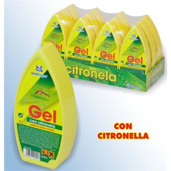 Diffuseur de gel à la citronnelle anti-insectes - Amahogar - 1