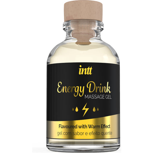 Gel de massage comestible saveur boisson énergisante - 30ml - Intt - 2