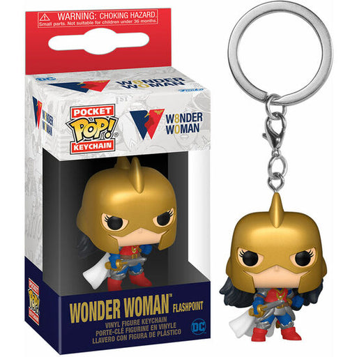 Porte-clés Pocket Pop Dc Comics 80th Wonder Woman Flashpoint - Funko - 1