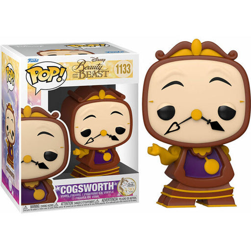 Figurine Pop Disney La Belle et la Bête Cogsworth - Funko - 1