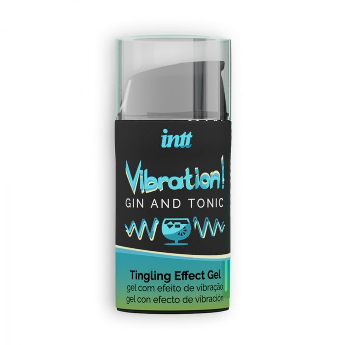 Vibrateur liquide Vibration Gin Tonic 15ml - Intt - 1