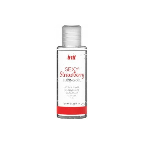 Culotte brésilienne rouge + Gel glissant à la fraise - Intt - 3