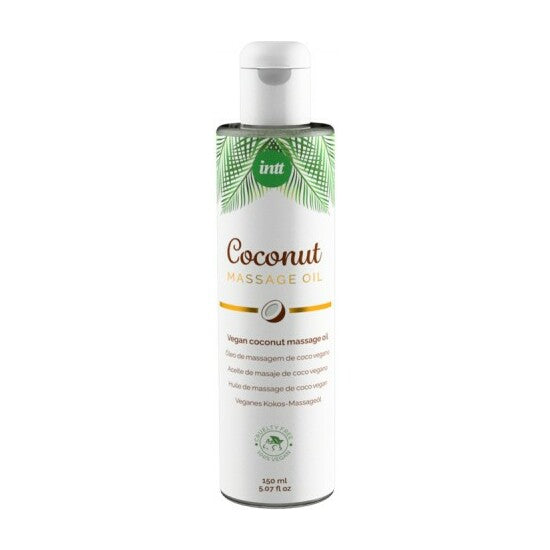 Massage à l'huile végétalienne noix de coco 150ml - Intt - 1