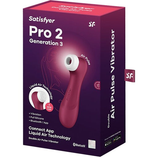 Pro 2 Génération 3 - Vibromasseur Air Pulse avec App - Violet - Satisfyer - 2