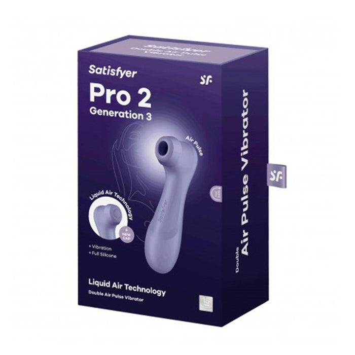 Pro 2 Génération 3 - Vibromasseur Air Pulse - Violet - Satisfyer - 1