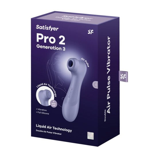 Pro 2 Génération 3 - Vibromasseur Air Pulse - Violet - Satisfyer - 2