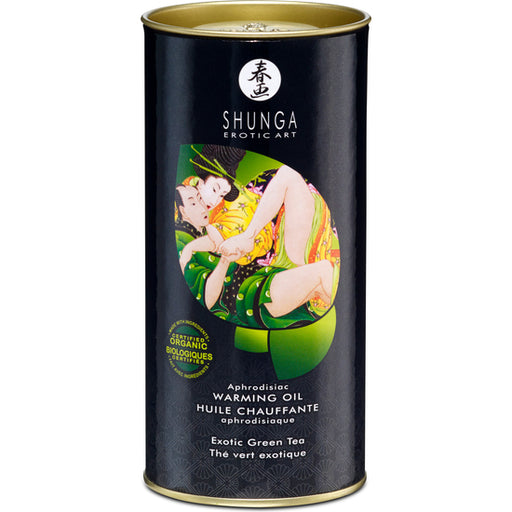 Huile Effet Chaleur Thé Vert 100 ml - Shunga - 2