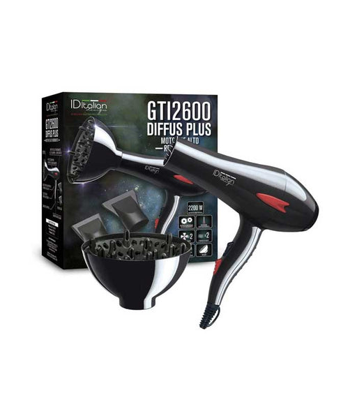 Sèche-cheveux Professionnel 2600 avec Diffuseur Plus - Id Italian Design - 1