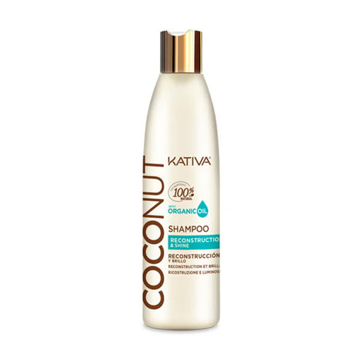 shampoing revitalisant et brillance à l'huile de coco bio 250 ml - Kativa : 250 ml - 1