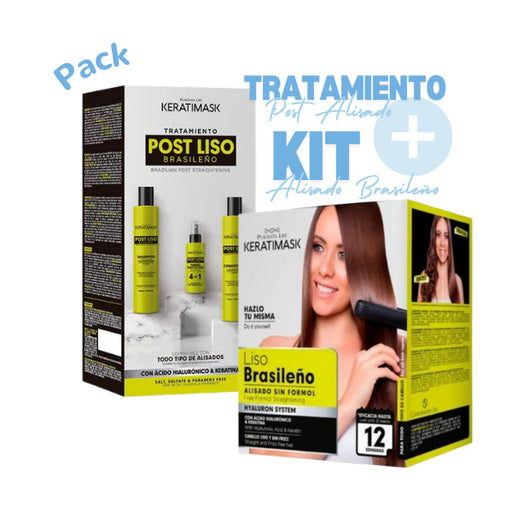 Pack Lissage Brésilien Keratimask + Post Lissage - Be Natural - 1