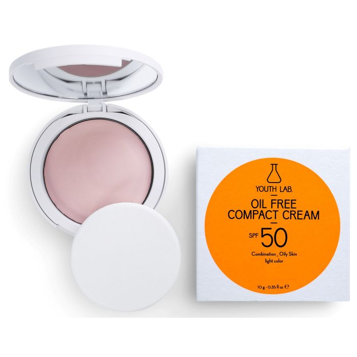 Crème Compacte avec Couleur Spf 50 sans Huile - Couleur Claire - Youth Lab - Youthlab - 1