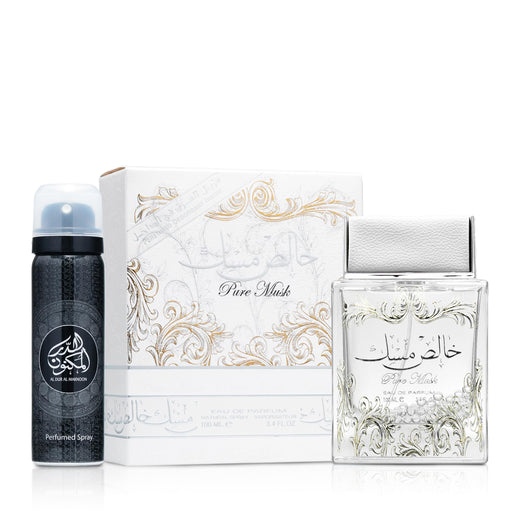 Eau de Parfum Pure Musk 100ml + Déodorant 50ml - Lattafa - 1