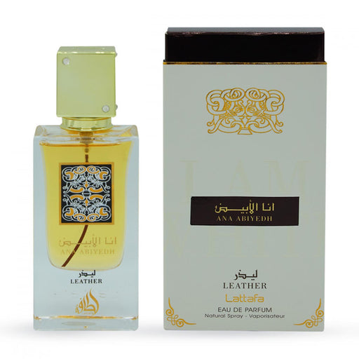 Eau de Parfum pour Homme Ana Abiyedh Leather 60ml - Lattafa - 1