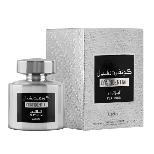 Parfum Confidential Platinum 100ml - Lattafa - 1