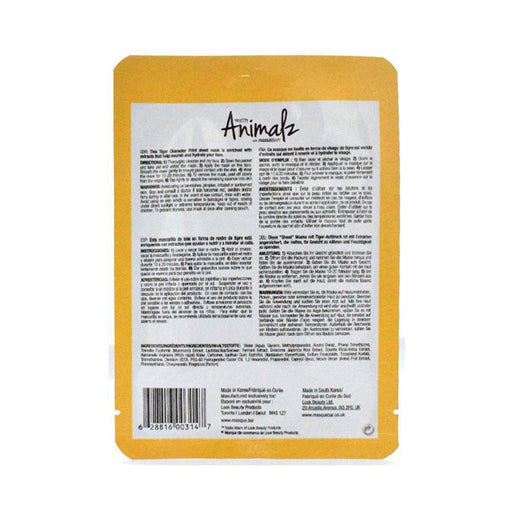Masque Visage Tigre Hydratant - Animalz - 2
