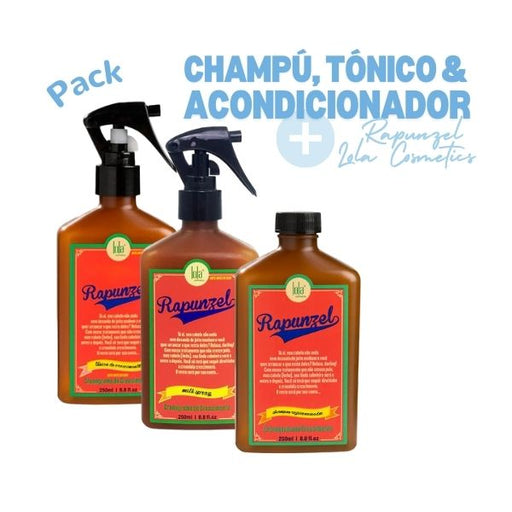Pack Shampooing, Tonique et Revitalisant Rapunzel - Lola Cosmetics - 1