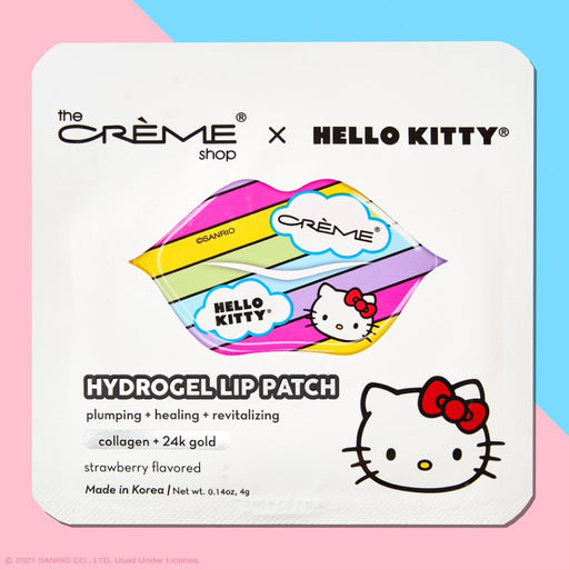 Masque pour les lèvres - Patchs pour les lèvres hydrogel Hello Kitty - Fraise - The Crème Shop - 1