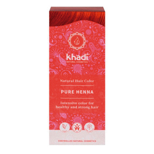 100% pur henné naturel. Rouge. 100 grammes - Khadi - 1