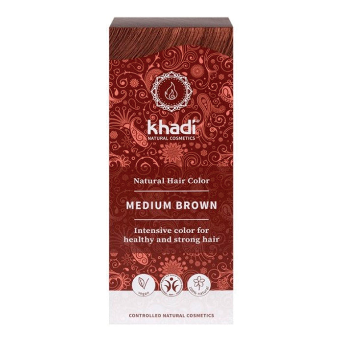 Couleur à base de plantes Brun moyen. 100 grammes - Khadi - 1
