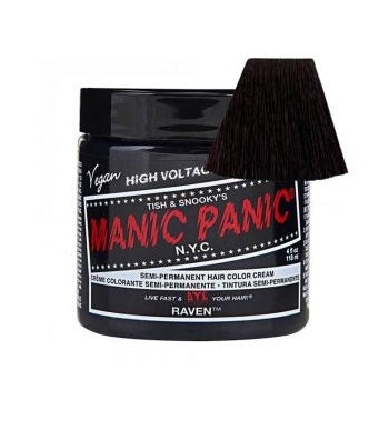 Teinture semi-permanente Classic 118ml - Manic Panic : Raven - 1