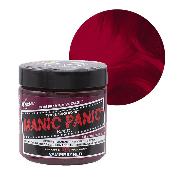 Teinture semi-permanente Classic 118ml - Manic Panic : Vampire Red - 1