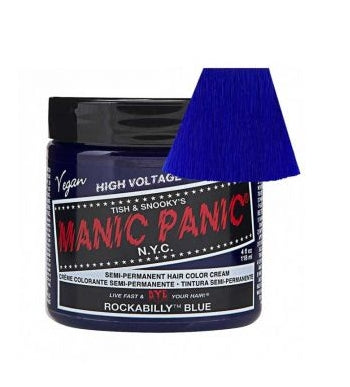 Teinture semi-permanente Classic 118ml - Manic Panic : Rockabilly Blue - 1