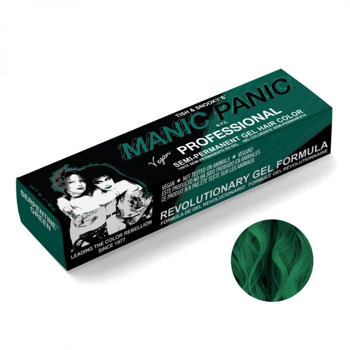 Teinture fantaisie semi-permanente professionnelle 90ml - Manic Panic: Serpentine Green - 8