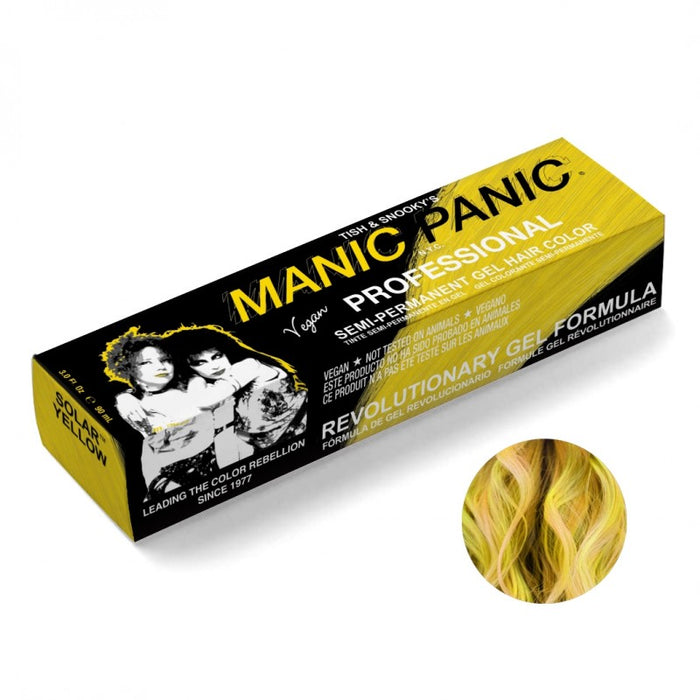 Teinture fantaisie semi-permanente professionnelle 90ml - Manic Panic: Solar Yellow - 3