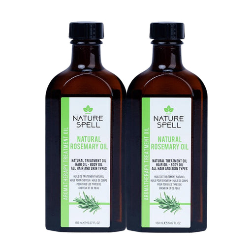 Pack 2 Huile de Romarin pour Cheveux et Peau - Stimulant et Apaisant - Nature Spell - 1