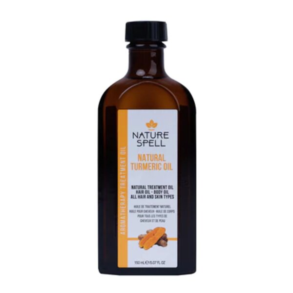 traitement à l'huile de curcuma pour cheveux et corps 150 ml - Nature Spell - 1