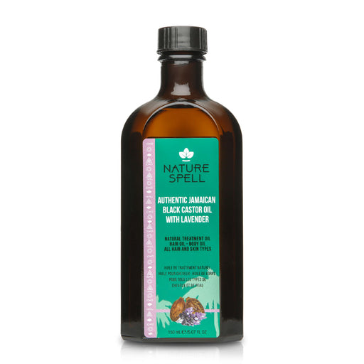 Aceite Corporal-capilar - Huile de Ricin Noir Jamaïcain Lavande Cheveux et Peau 150 ml - Nature Spell - 1