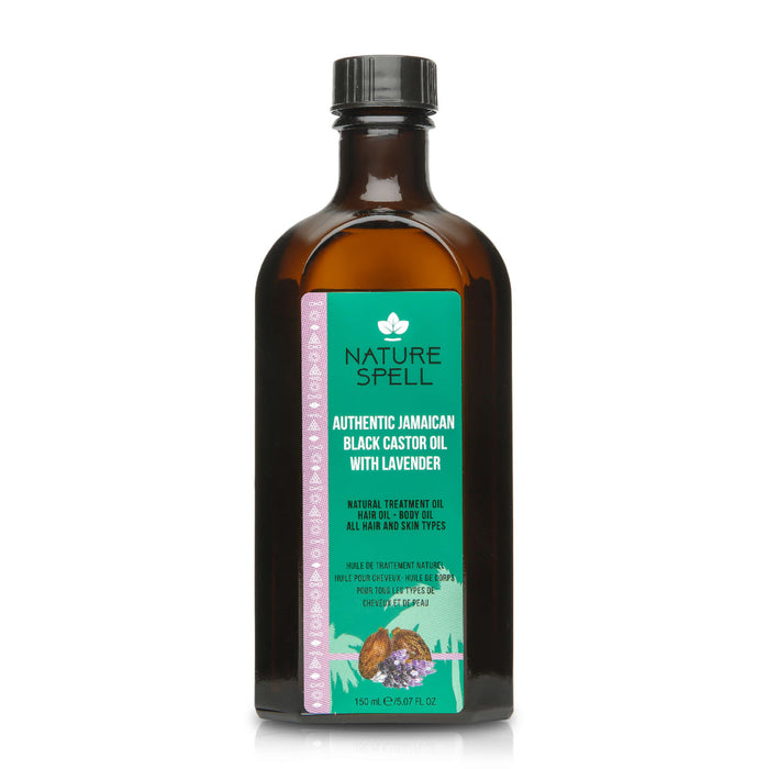 Aceite Corporal-capilar - Huile de Ricin Noir Jamaïcain Lavande Cheveux et Peau 150 ml - Nature Spell - 1