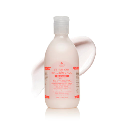 lait corporel à la rose et à l'acide hyaluronique 276 ml - Nature Spell - 1