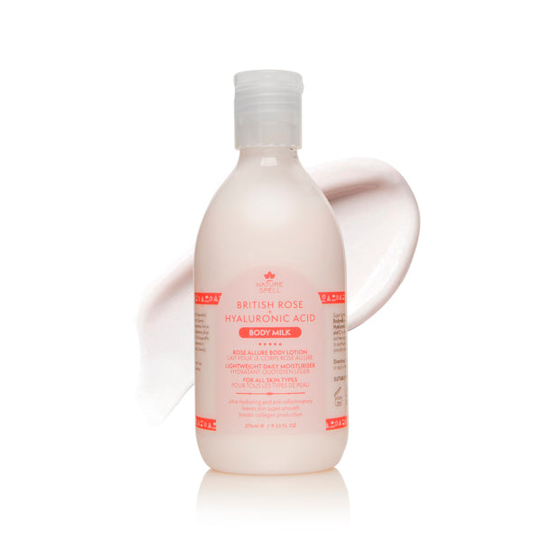 lait corporel à la rose et à l'acide hyaluronique 276 ml - Nature Spell - 1