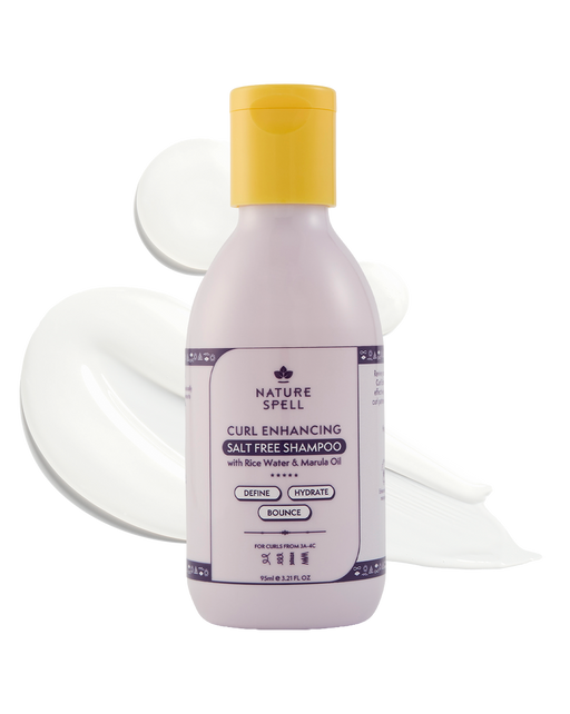 Curl Enhancing Salt Free Shampoo - Travel Size - 95 ml - Nature Spell - 1