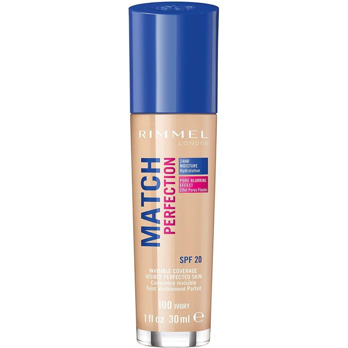 Fond de teint Match Perfection - Rimmel London : 100-ivory - 1