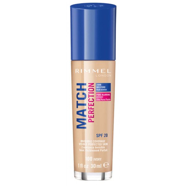 Match Perfection Foundation 100-ivory 30 ml - Rimmel London - 1