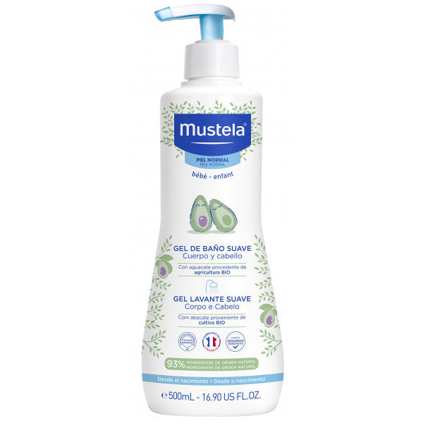 Gel Doux pour Bébés - Mustela : 500 ml - 1