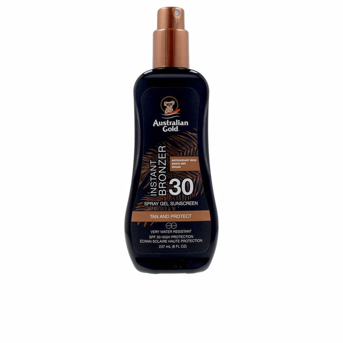 Spray Gel solaire SPF30 avec Bronzant Instantané 237 ml - Australian Gold - 1