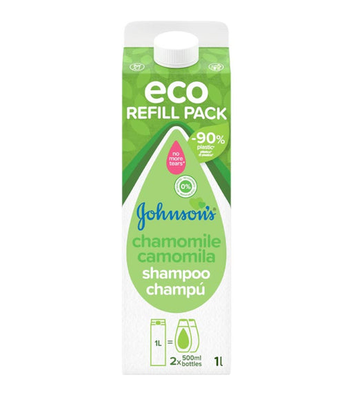 Shampooing Recharge Ecologique Bébé à la Camomille 1000 ml - Johnson's - 1